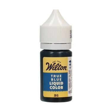 Pravá modrá likvidní barviva Wilton 30 g