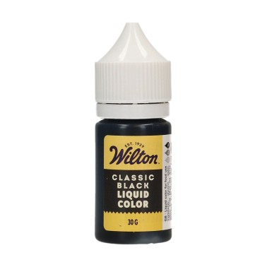 Klasická černá kapalina potravin zbarvení Wilton 30 g