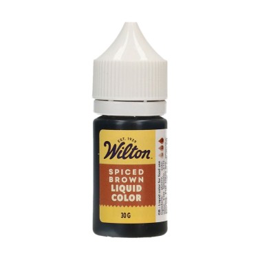 Kořeněně hnědé kapalné potraviny zbarvení Wilton 30 g