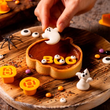 Pumpkin stainless steel micro-perforated silhouette Decora 2 measures