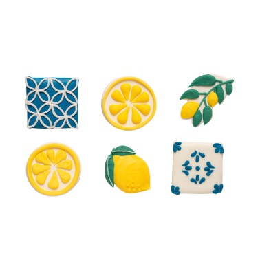 Amalfi sugar decorations set 