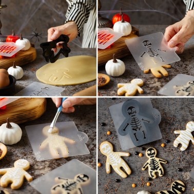 Tagliapasta e Stencil Ginger Halloween Decora