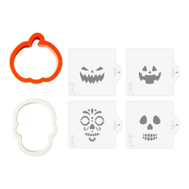 Tagliapasta e Stencil Halloween Monsters Decora