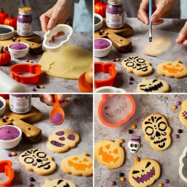 Tagliapasta e Stencil Halloween Monsters Decora
