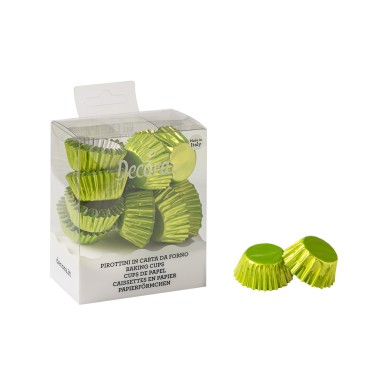 Pirottini Bon Bon verde lime metallizzato 180 pz Decora