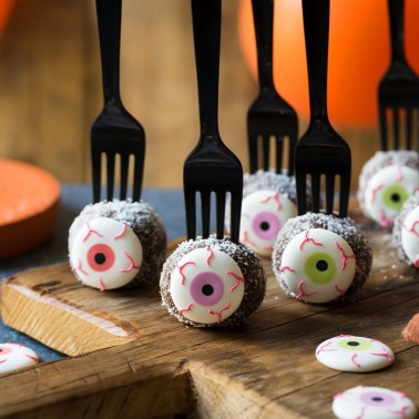 Occhi di zucchero spaventosi di Halloween 12 pz Decora