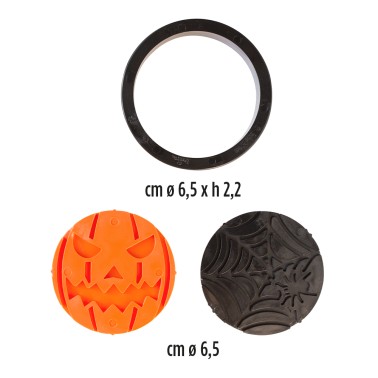 Set tagliapasta taglia e imprimi Halloween Decora