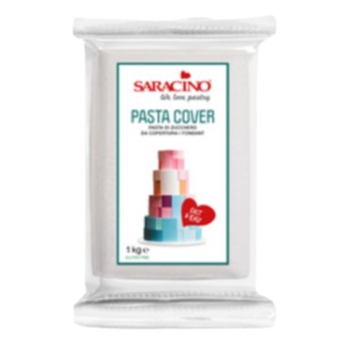 Pasta di zucchero COVER BIANCA Saracino 1 kg.