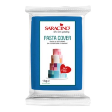 Sugar paste Blue cover Saracino 1 kg.