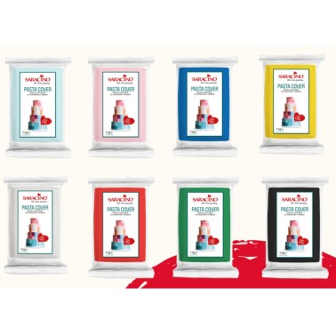 Sugar paste cover pink baby Saracino 1 kg.