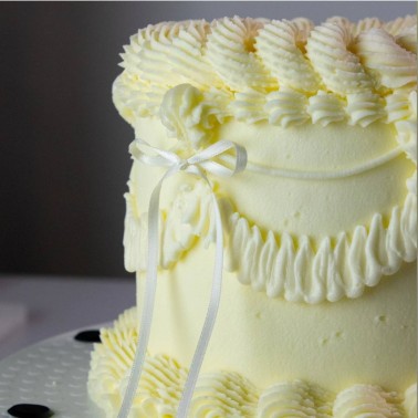 Cake Topper White bow 8 pieces PME