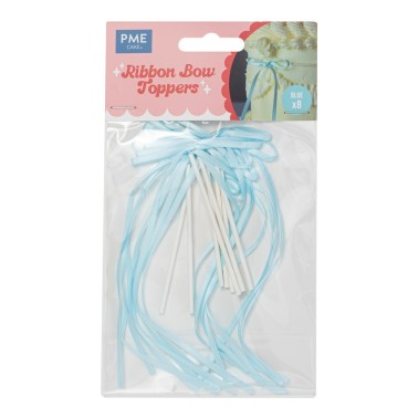 Cake Topper Celeste Fiocco 8 pieces PME