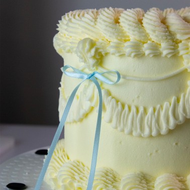 Cake topper fiocco celeste 8 pezzi PME