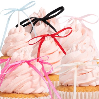 Cake topper fiocco celeste 8 pezzi PME
