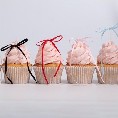 Cake topper fiocco celeste 8 pezzi PME