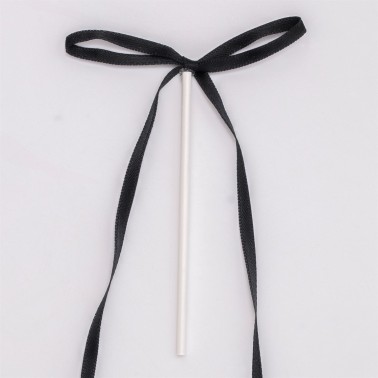 Cake topper fiocco nero 8 pezzi PME