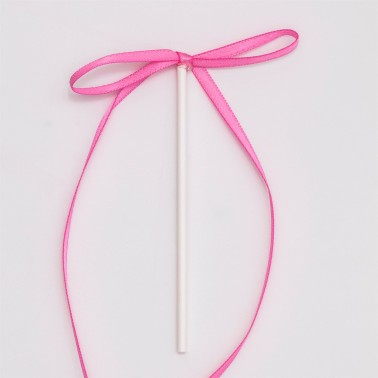Cake topper fiocco rosa 8 pezzi PME