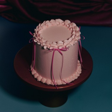 Cake topper fiocco rosa 8 pezzi PME