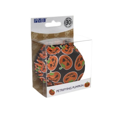 Pirottini cupcake zucche linea alluminio 30 pezzi PME