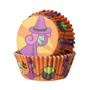 Pirottini cupcake streghe linea alluminio 30 pezzi PME