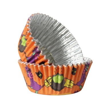 Pirottini cupcake streghe linea alluminio 30 pezzi PME