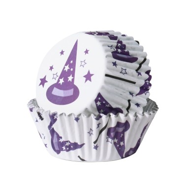 Pirottini cupcake capello strega linea alluminio 30 pezzi PME