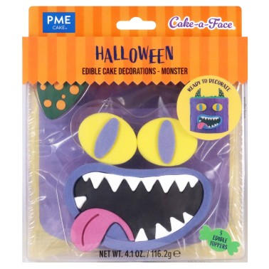 Set cake topper edibile mostro PME