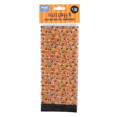 20 bags for sweet pumpkin 10x24 cm