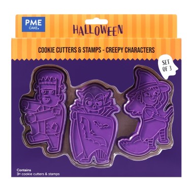 Set 3 cutter Personaggi inquietanti PME