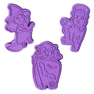 Set 3 cutter Personaggi inquietanti PME