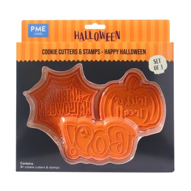 Set 3 Cutter Happy Halloween Characters PME