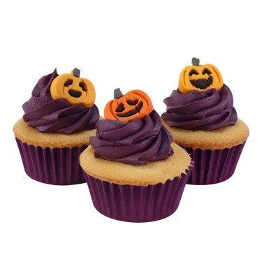 Decorazioni commestibili Halloween zucche 12 pz PME