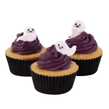 Edible decorations Halloween ghosts 12 pcs PME