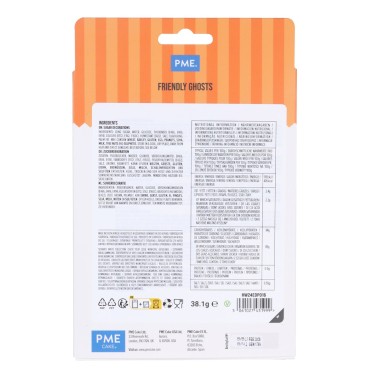 Décorations comestibles Halloween Ghosts 12 pcs PME