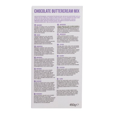 Preparato in polvere per crema di burro al cioccolato 450g PME