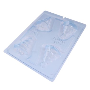 BWB Chocolate mold Christmas tree 3 pieces