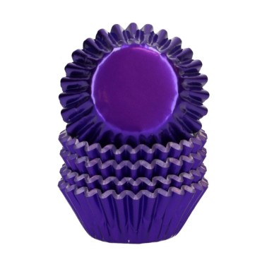 Mini pirottini viola metallizzato 160 pezzi Wilton