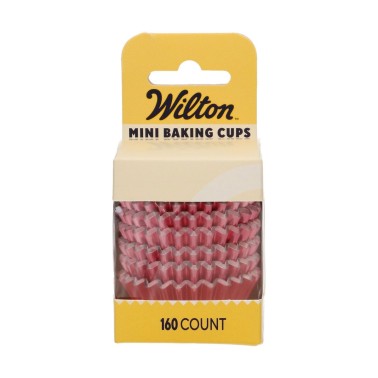 Mini pirottini rose gold metallizzato 160 pezzi Wilton