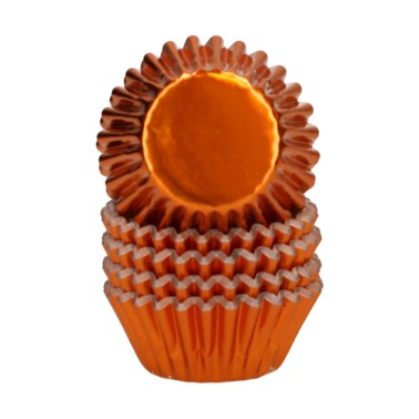 Mini kovová oranžová pirottini 160 kusů Wilton
