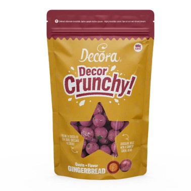 Perle cioccolato Decor Crunchy Gingerbread Metallic 100g