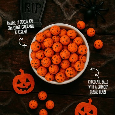 Perles au chocolat Décor Crunchy Halloween 100g