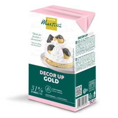 Decor Up Gold con panna Master Martini 1l 