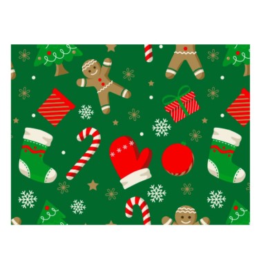 Happy box for gingerbread sweets 18x13.5x7.5 h cm