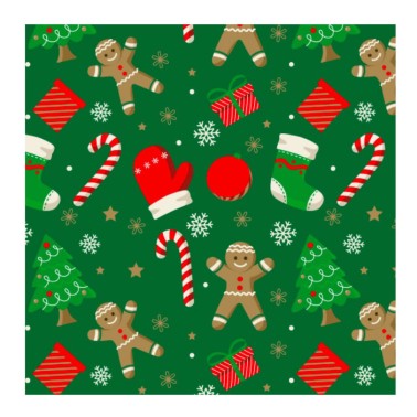 Scatola per 4 cupcakes o dolcetti Gingerbread 17,5 X 17,5 X 8,5 cm