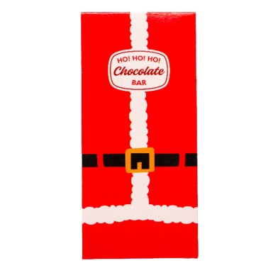 Ensemble de 5 caisses de robe à barres de chocolat Santa Claus