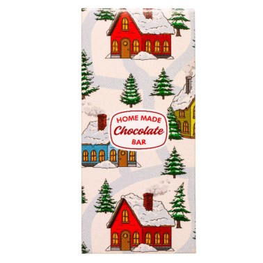Set 5 astucci baretta di cioccolato 5 pezzi Casette