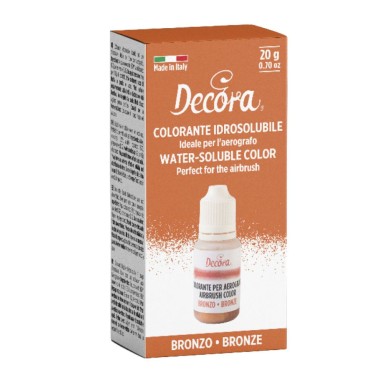 Wasserlöslicher Farbstoff für Bronze Airbrush 20g Decora 