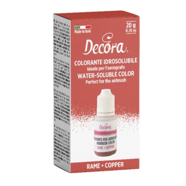 Teinture soluble dans l'eau pour aérographe de cuivre 20g Decora 