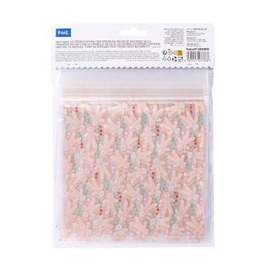 20 sacchetti per dolci Gingerbread 18,3 x 17,5mm riusabili