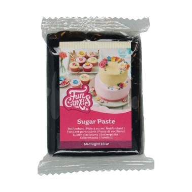 Pasta di zucchero FunCakes Midnight Blue 250g